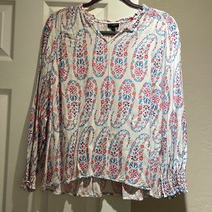 Talbots long sleeved blouse size Petite e XL